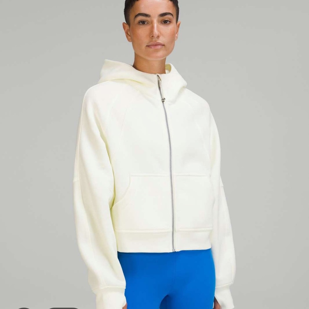 lululemon athletica Cream Zip-Up Hoodie